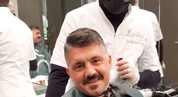 Napoli, Gattuso torna dal barbiere: «Io scherzavo, lui non parla mai»