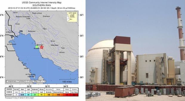 Terremoto in Iran, scossa di 5.1 registrata vicino alla centrale nucleare di Bushehr