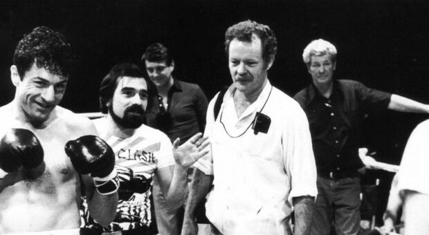 Michael Chapman con Robert De Niro e Martin Scorsese sul set di "Toro Scatenato"