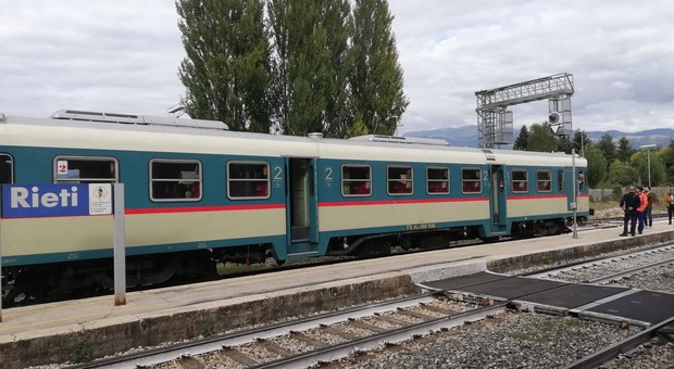 La Stazione di Rieti ospita un Treno Storico (foto Di Mario)