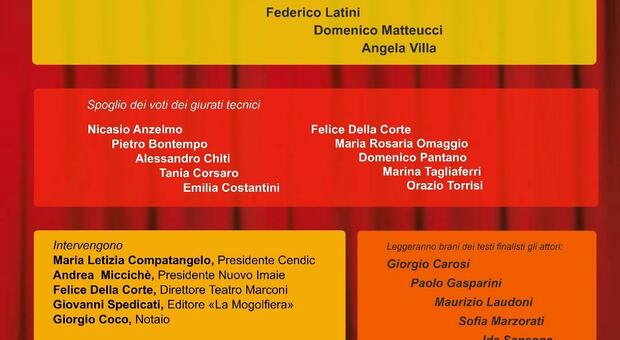 Roma, la festa teatrale per il Premio di Drammaturgia Cendic giunge alla VI edizione