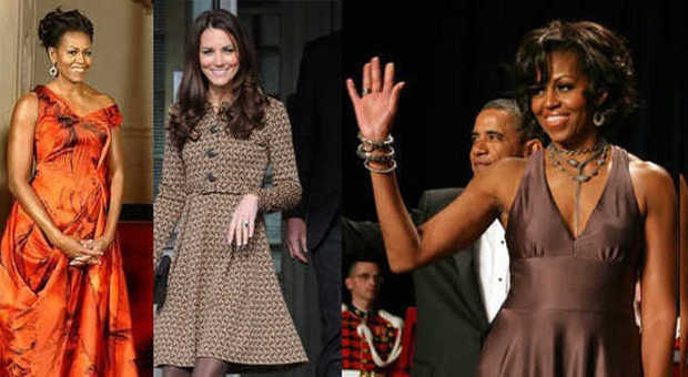 Michelle Obama e Kate Middleton icone di stile