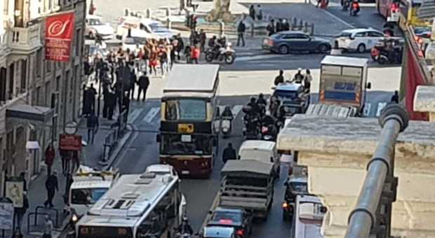 Visita del presidente cinese, traffico in tilt nel centro di Roma