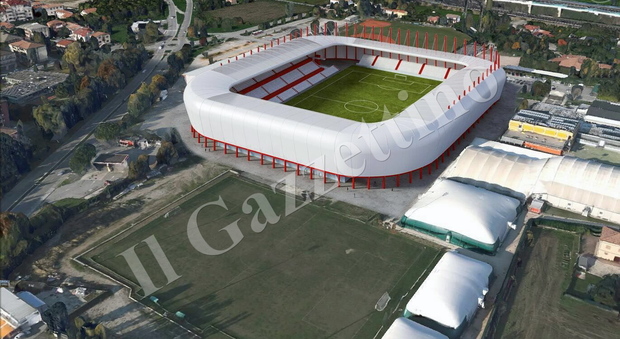 Il nuovo stadio di Padova