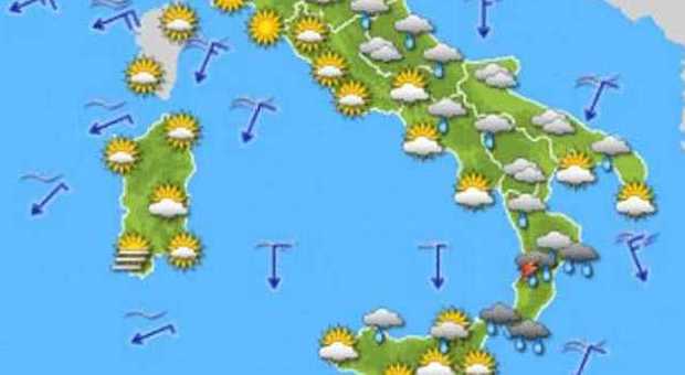 Meteo, nebbia e pioggia al Sud: in arrivo aria più fredda in tutta Italia -PREVISIONI