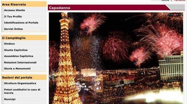 Roma, il sito internet del Comune promuove vacanze di Capodanno in altre capitali