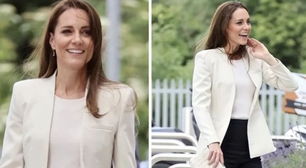 Kate Middleton sceglie una giacca low cost di Zara per tornare agli impegni ufficiali dopo il Giubileo