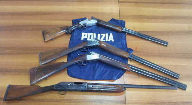 Rubano quattro fucili in una villa In manette tre rumeni di vent'anni