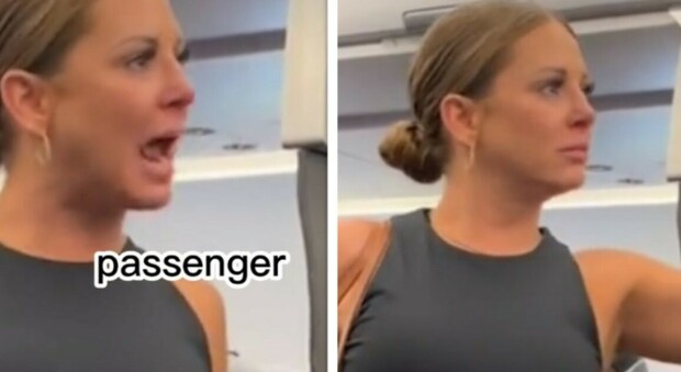Fantasma nell'aereo, donna presa dal panico blocca il volo: «Quello non è reale». E il video fa il giro del web