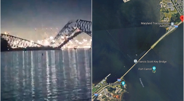 Ponte crollato a Baltimora, dove si trova e quanto è lungo il Francis Scott Key Bridge: è costato 110 milioni di dollari