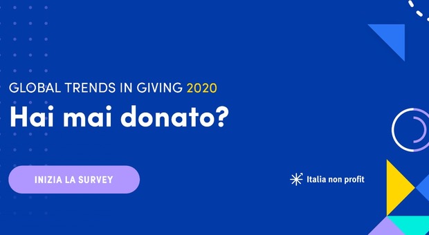 Italia non Profit, al via la ricerca mondiale sulle donazioni