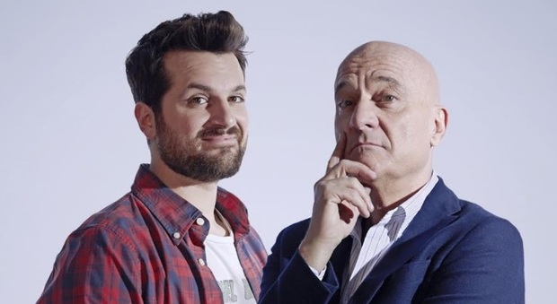 Claudio Bisio e Frank Matano insieme su TV8 con "The Comedians"