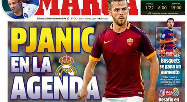 Roma, la Liga chiama Pjanic. Marca: "È finito nell'agenda del Real Madrid"