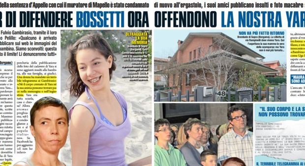 Yara, ecco il post su Fb che indigna mamma e papà Gambirasio: "Per difendere Bossetti offendono nostra figlia"