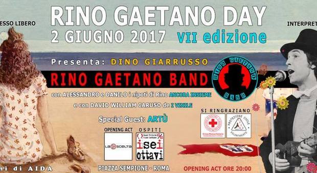 Roma, Rino Gaetano Day: a piazza Sempione l'omaggio al geniale cantautore