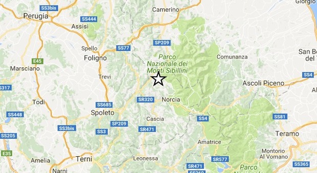 Terremoto nel centro Italia, altra scossa di magnitudo 3.4 in provincia di Perugia