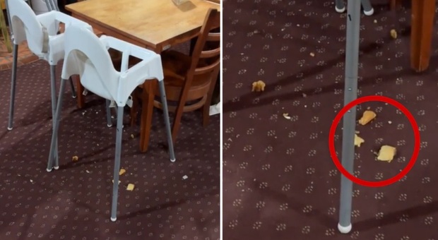 Bambini al ristorante, il pavimento è un disastro: «Genitori, è così difficile ripulire?». Ma la risposta dei camerieri spiazza