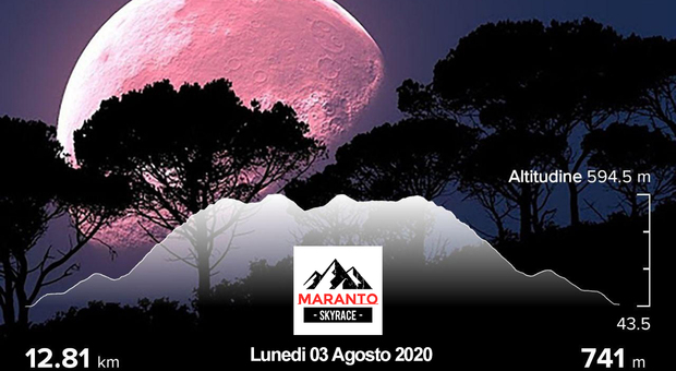 Corsa in montagna al chiaro di luna, l'appuntamento il 3 agosto a Fondi