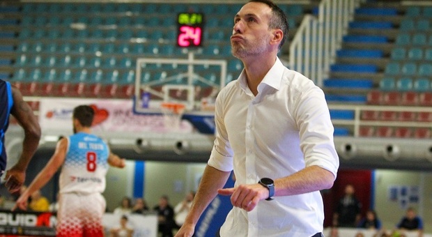 Il coach Gabriele Ceccarelli (foto Alessio De Marco)