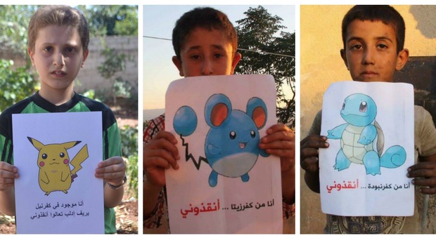 Appello dei bambini siriani: "Pokemon Go? Venite a salvare noi"