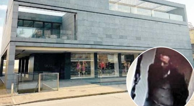 Colpo beffa in boutique: esce col cappotto Gucci e fugge su auto croata