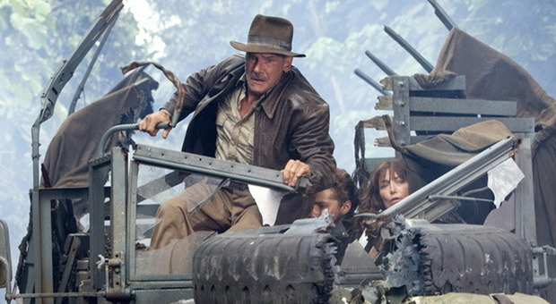 Harrison Ford nelle vesti di Indiana Jones