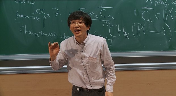 il grande matematico Yujiro Kawamata