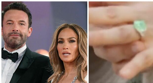 I due divi oltreoceano, Ben Affleck e Jennifer Lopez, si sono giurati amore eterno: ecco l'anello dal diamante verde