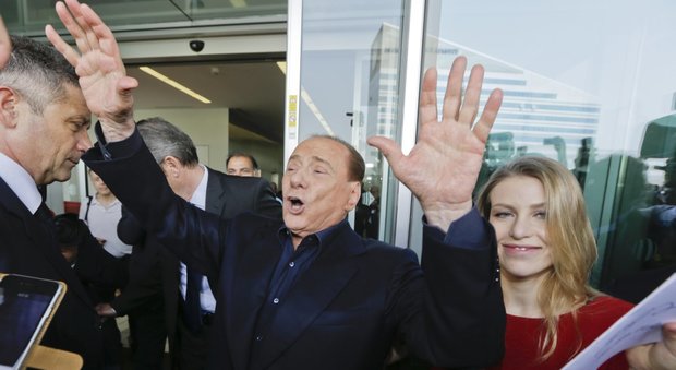 Sivlio Berlusconi con Barbara
