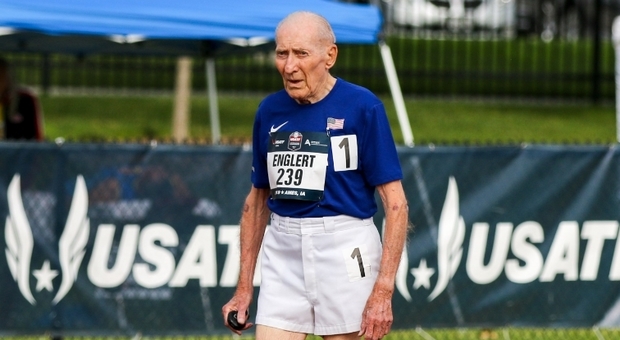 A 96 anni corre i cinquemila metri in 42 minuti, è il nuovo record