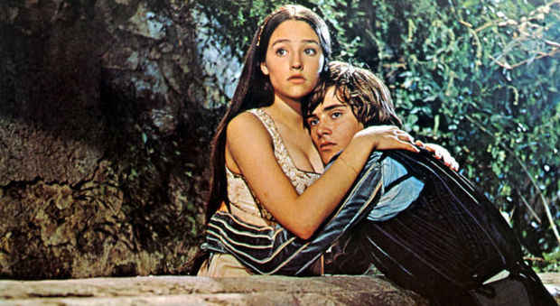 Romeo e Giulietta, frame dal film del 1968 di Franco Zeffirelli