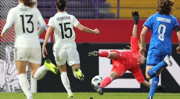 Bonansea e Sabatino non bastano all'Italia: la Germania vince 5-2