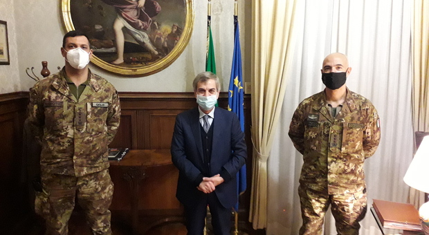 Foligno, “Operazione Strade Sicure” passaggio di consegne per il Raggruppamento Umbria-Marche: arriva il Genio Guastatori