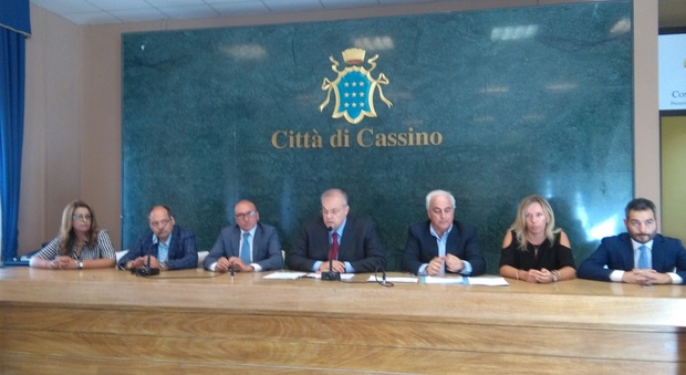 Cassino, il sindaco e gli assessori comunali