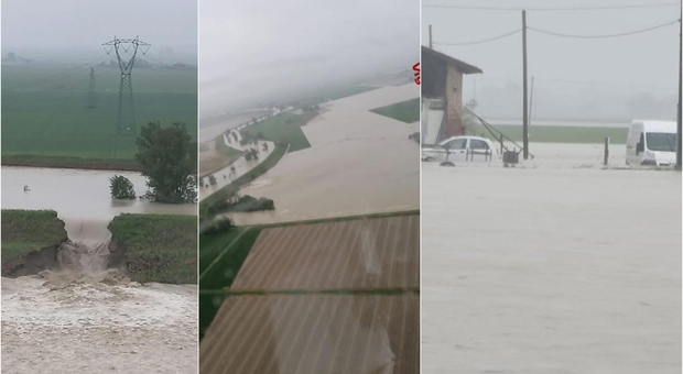 Maltempo: alluvione e famiglie sfollate in Emilia-Romagna, allagamenti in centro a Bologna e Imola, frane nell'appennino