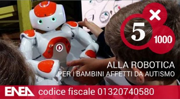 Salute, ENEA destina 5 per mille a robotica per bambini affetti da autismo