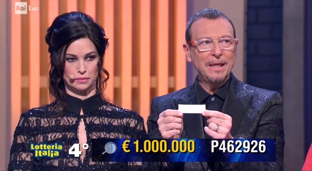 Lotteria Italia, Amadeus su RaiUno trionfa negli ascolti
