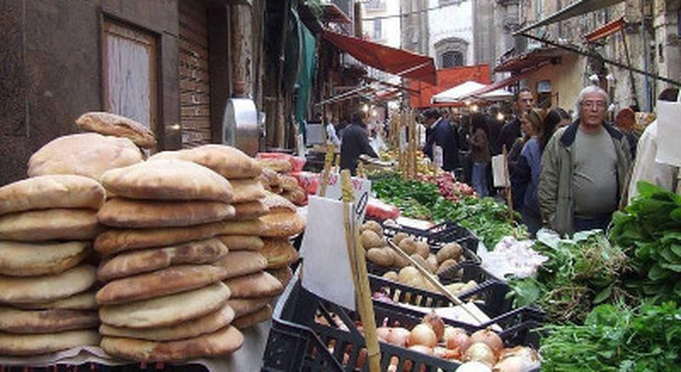 Il mercato di Ballarò a Palermo