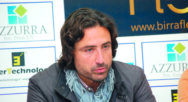 Federico Giunti, 44 anni, nuovo allenatore della Maceratese ed ex centrocampista del Perugia