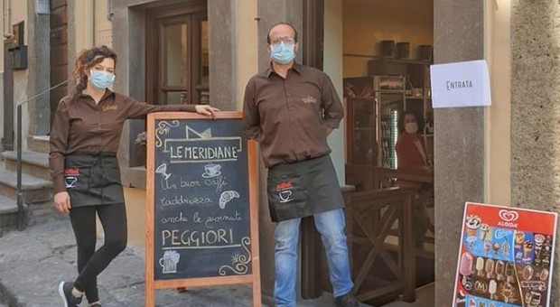 Viterbo, la sfida vinta di Fabrizio e Erika: aprono un bar nel mezzo della pandemia