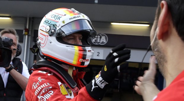 Baku, tutta la gioia di Vettel: «La macchina va molto bene»