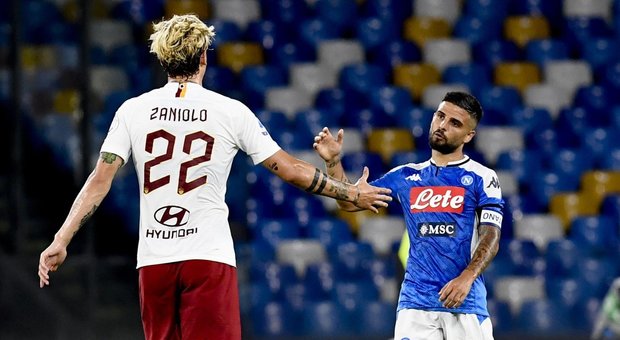 Napoli-Roma 2-1: magia di Insigne, Gattuso aggancia i giallorossi in crescita