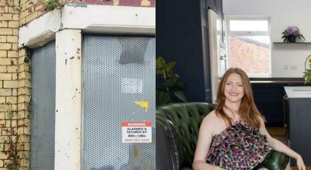 Donna «senzatetto» compra una casa in rovina a un euro: la trasformazione è incredibile