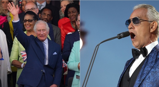 Re Carlo incoronazione, Bocelli incanta al concerto a Windsor. Il grande show secondo solo a Elisabetta