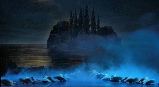 Le scene di Aldo Buti per Il Lago dei Cigni al Teatro dell'Opera dal 28 dicembre