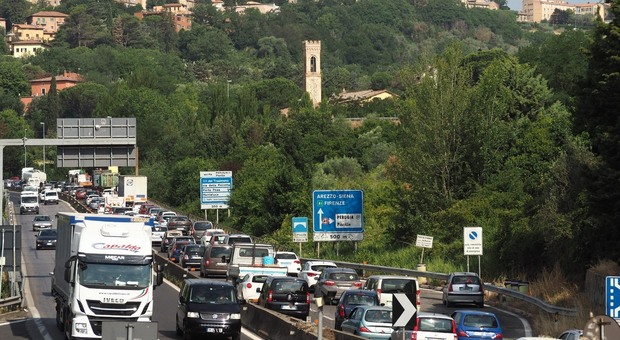 Traffico sul Raccordo Perugia-Bettolle