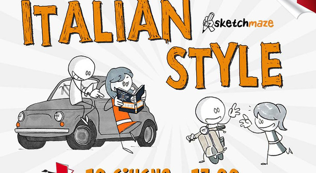 "Italian Style", il primo libro della serie Sketchmaze: il 13 giugno la presentazione