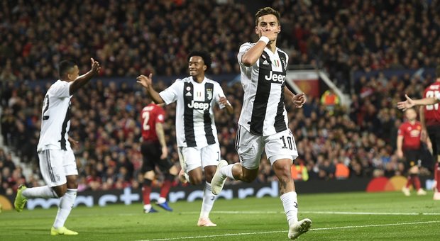 Man.United-Juventus 0-1: super Dybala, Mourinho finisce ko