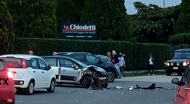 Civita Castellana, incidente stradale sulla Flaminia: due feriti