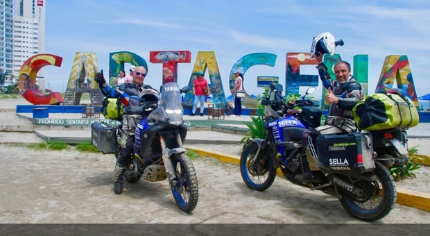 In Sudamerica in moto per 33mila chilometri, l'avventura benefica dell'imprenditore di Civita Castellana